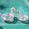 Flotador para Niños y Adultos, Ensanchado y Engrosado, Doble Capa Antivuelco sobre Flotador Inflable, Anillo para Axilas, Anillo con Asiento para Bebé