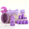 Conjunto de Ferramentas de Beleza Multi-Peça Transfronteiriço com 30 Peças: Pincéis de Maquiagem, Esponjas de Pó, Conjunto Grande para Lavagem Facial