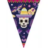 Série Cruzada Novo Dia dos Mortos Bandeirola Triangular Adereços de Local Festa Temática Decoração de Bar Layout de Banner