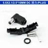 Enchufe DC 5.5*2.1/2.5*10MM codo hembra alta corriente base totalmente metálica enchufe de soldadura de potencia