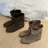 Botas de mujer con hebilla de moda populares este año, nueva moda primavera y otoño 2026, versátiles y casuales, botas de montar increíblemente elegantes
