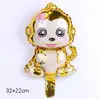 Juguete de arreglo para fiesta de cumpleaños infantil, globo, mini globo de dibujos animados de película de aluminio para push de WeChat, globo Bobo de bola interior, venta al por mayor