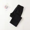 Pantalones de traje para niño con cintura elástica, no planchar, resistentes a las arrugas, pantalones negros para niño, versátiles pantalones largos azul marino para adolescentes, para actuaciones