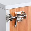 Cerradura de puerta antirrobo con perno de acero inoxidable, cerradura antigua, hebilla para puerta de habitación, herrajes para inodoro, hebilla para puerta de gabinete con empuje y tracción
