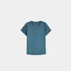 Verano Femenino Casual Simple Versátil Cómodo Absorbente de Sudor Cáñamo Puro Manga Corta Camiseta Top de Punto 2024247