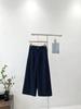 Pantalones Cropped Versátiles Casuales de Color Sólido Estilo Coreano para Mujer, Nuevo Modelo Primavera 2026, Pantalones Pierna Ancha Rectos Adelgazantes de Cintura Alta para Mujer Petite