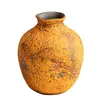 Vaso de cerâmica estilo antigo, perfeito para flores secas, uma peça decorativa para salas de estar e casas, adequado para plantas hidropônicas, um vaso de cerâmica