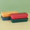 Set de Cubiertos Plegables de Paja de Trigo con Estuche Portátil para Uso al Aire Libre, Incluye Cuchillo, Tenedor, Cuchara, Palillos, Cuchara Pequeña para Postre y Pinzas para Alimentos, Directo del Fabricante