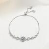 Estilo lujo ligero Bolso redondo Siete Princesas pulsera diseño de alta gama para mujer estilo frío temperamento simple Accesorios del mismo estilo para Little Red Book