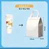Bolsas para llevar, Bolsas personalizadas para enfriar pasteles, Bolsas para llevar de té de leche y repostería, Bolsas de embalaje no tejidas, Bolsas térmicas para llevar
