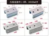 Conector para tubo cuadrado a presión tipo C, pieza sin soldar, abrazadera en forma de U, conector de inserción, conector para estante de exhibición de muebles