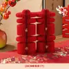 Decoração e ornamentos para mesa de chá de casamento, arranjo de mesa para decorar a sala de estar, quarto de noiva de alto padrão, conjunto de cerimônia de chá de noivado estilo chinês novo