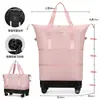 Nueva Bolsa de Viaje de Empalme con Fondo Duro de PC de Gran Capacidad Rueda Universal Viajes de Larga y Corta Distancia Almacenamiento Portátil Bolsa de Equipaje