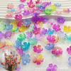 Contas de Pétalas de Phalaenopsis DIY Feitas à Mão 27mm Novas Gradiente Gelatina Trevo Acrílico Contas Gradiente Duas Cores