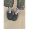 Todo Incluido Plus Terciopelo Cálido Invierno Nuevos Zapatos Birkenstock para Mujer Retro Slip-On Simples y Versátiles Zapatos de Algodón