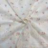 Vestido de encaje de flores bordado de hilo de algodón 9088 de algodón artificial vintage, camisa estampada, ropa para niños en tela de stock