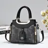 Bolsa Feminina Mais Vendida no Exterior 2026 Nova Moda Bolsa de Mão com Textura de Tecido, Bolsa de Ombro e Transversal Simples e Versátil para o Dia a Dia