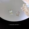 Pendientes de mariposa frescos estilo Mori con borlas largas y elegantes, nuevos pendientes de clip de alta gama sin agujeros para las orejas.