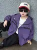 Chaqueta de Otoño para Niños 2026 Nuevo Estilo Coreano Cortavientos con Capucha para Niños Pequeños Ropa de Trabajo Elegante para Primavera y Otoño