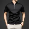 Tops de Protección Solar de Verano, Ropa de Trabajo Transpirable, Camisas Polo de Seda Helada de Secado Rápido en Stock, Venta al por Mayor desde el Fabricante, Fresco y Refrescante para el Negocio