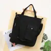 Bolso Cruzado de Lona Simple Japonés Gran Capacidad Estudiante Bolso de Lona de un Solo Hombro Engrosado Resistente al Desgaste Para Clase Viajes Bolso de Mujer
