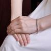 Pulsera de plata de ley S925 con diseño de ciervo, estilo antiguo, vintage, con personalidad, de plata rota, para hombre y mujer, a la moda, combina con todo.