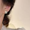 Aretes de Perlas Mate Esmeriladas de Verano Versátiles de Alta Calidad para Mujer 2025 Nuevos Elegantes Lujo Accesible Nicho Aretes Aretes