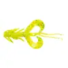 TPR Micro Luyagen Pesca Costeira Arremesso 5cm1.9g Minhoca Macia Isca Macia Isca Artificial Camarão de Cauda Reta Isca