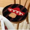 Cojín Moderno Sencillo Festivo Cojín de Silla Flocado Creativo Por Favor Siéntate Cojín Fresco Cojín de Silla para Repisa de Ventana Flotante Oficina de Invierno