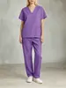 Trajes de Scrubs Ligeros de Verano Transfronterizos Walmart Trajes de Scrubs Dentales Conjunto de Ropa de Trabajo para Doctor Médico de Comercio Exterior Transfronterizo