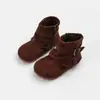 Botas com Capuz Estilo Coreano Infantis Novas Outono/Inverno 2026 Zíper Lateral Botas Individuais para Menina Botas Martin Estilosas para Meninas