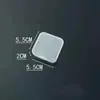 Caja de Almacenamiento Cuadrada Pequeña de 5.5 cm para Cuentas, Caja de Almacenamiento Transparente Compartimentada para Accesorios de Cuentas y Joyería, Portátil