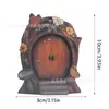 Puerta de Cuento de Hadas Transfronteriza, Manualidades de Madera Planas de Doble Capa para el Jardín, Decoraciones de Escritorio para el Hogar