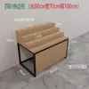 Estanterías para Frutería Gabinete Isla Escalonado Gabinete de Pared Multicapa Madera Maciza Desmontable Exhibidor Estante para Frutas