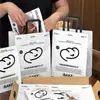 Bolsa de Embalaje para Tostadas, Bolsa para Pan con Ventana Transparente, Bolsa para Donas Bagels, Bolsa Europea, Bolsa para Comida Pequeña, Bolsa de Embalaje para Hornear al por Mayor