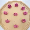 Cabeza de Hortensia Simulada Crisantemo Espinoso Flor de Seda Material para Guirnalda Hecha a Mano DIY Tocado Decoración para Hogar Sala de Estar Boda