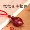 Coleção de Pingentes Naturais de Cinábrio e Areia Roxo-Dourada, Colares de Casal do Ano Zodiacal, Atacado e Dropshipping de Joias e Presentes de Feira Livre