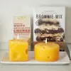 Adornos de Vela Aromática de Queso Geométricos Hechos a Mano Molde de Silicona DIY Resina Yeso Jabón Chocolate Pegamento Herramienta de Pulido