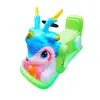 Parque Coche de Juguete Coche de Atracciones Puesto Cuadrado Mercado Nocturno Coche Eléctrico Luminoso Centro Comercial Niños Doble Batería Coche de Choque