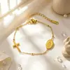 Pulsera Colgante de Acero Inoxidable con Cuentas Redondas Estilo Virgen María Tótem Religioso Europeo Occidental Cruz Pulsera de Acero de Titanio Fabricante