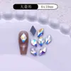 Colorido Ab Fundo Quente Diamante Nail Art Diamante Joias Fundo Plano Acessórios de Unha de Formato Especial Acessórios para Roupas DIY Acessórios Lavável