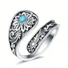 Anillo Europeo y Americano Nuevo de Venta Caliente Anillo de Mujer Retro Exagerado Simple Personalidad Anillo de Mujer