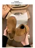 Zapatos Birkenstock de Cuero Mate Retro de Cobertura Total para Mujer, Nuevos de Otoño, Plataforma, Suela Gruesa, Mocasines sin Cordones, Zapatos Individuales
