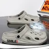 Zapatos de Agujeros para Adultos Pantuflas 2026 Estilo Nuevo Unisex Antideslizantes Ligeros Transpirables Dos en uno Usables Sandalias de Playa