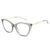 Gafas de Estilo Europeo y Americano Personalidad Ojo de Gato Sin Graduación para Mujer, Nuevos Marcos de Gafas de Moda Retro Tendencia Anti Luz Azul