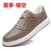 Primavera de 2026 Novos Sapatos Casuais de Couro Masculinos Couro Genuíno Respirável Couro Macio Solado Macio Camada Superior Couro de Vaca Sapatos Casuais Masculinos Dropshipping