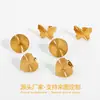 Piercing de Cartílago de Oreja de Acero de Titanio con Patrón de Mariposa Moderno, Arete de Acero Inoxidable que se Puede Usar al Ducharse y Dormir, No Necesita Quitarse, Aretes de Piercing en Stock de Fábrica