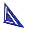 Regla triangular para carpintería transfronteriza, de aleación de aluminio, especial para carpintería, regla de ángulo recto de 7 pulgadas, regla de ángulo inglés/métrico de 90 grados