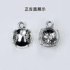 11x 15mm aleación caliente accesorios diy colgante de béisbol deportivo collar pulsera cadena de bolso accesorios de joyería al por mayor