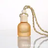 Botella de Ambientador de Coche de Color Mate con Cordón para Colgar, Colgante de Botella Difusora de Perfume, Adorno de Aromaterapia, Botella Decorativa de Fragancia